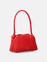 Alaïa Women's Red Nubuck Le Bouledogue Bag - | Spazio Pritelli