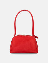Alaïa Women's Red Nubuck Le Bouledogue Bag - | Spazio Pritelli