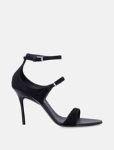 Alaïa Women's Black Suede Drop Sandals - | Spazio Pritelli