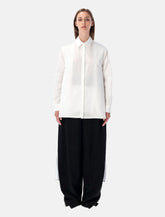 Alaïa asymmetric cotton shirt - | Spazio Pritelli