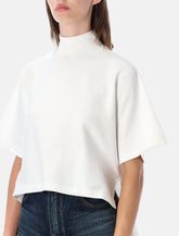 Alaïa asymmetric cotton T-shirt - | Spazio Pritelli