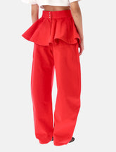 Alaïa denim peplum belt - | Spazio Pritelli