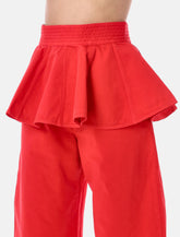 Alaïa denim peplum belt - | Spazio Pritelli