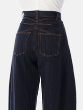 Alaïa Rounded jeans - nuit - | Spazio Pritelli