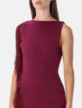 Alaïa asymmetric fringed dress - | Spazio Pritelli