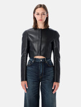 Alaïa lamb leather jacket - | Spazio Pritelli