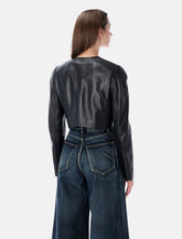 Alaïa lamb leather jacket - | Spazio Pritelli