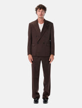 Lardini double-breasted wool suit - | Spazio Pritelli