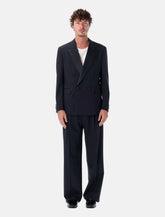 Lardini blue double-breasted tailored suit - | Spazio Pritelli
