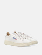 Autry Dallas white and gold low woman's sneakers - | Spazio Pritelli