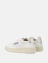 Autry Dallas white and gold low woman's sneakers - | Spazio Pritelli