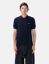 Lacoste Polo Bouclé Knit Classic Fit Signature Crocodile - | Spazio Pritelli