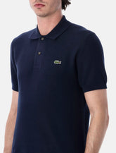 Lacoste Polo Bouclé Knit Classic Fit Signature Crocodile - | Spazio Pritelli