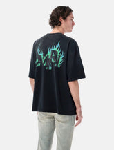 T-shirt oversize Crystal Flames di Amiri - | Spazio Pritelli