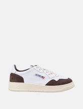 Autry Medalist white and brown sneakers - | Spazio Pritelli