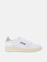 Autry Medalist white ice grey leather sneakers - | Spazio Pritelli