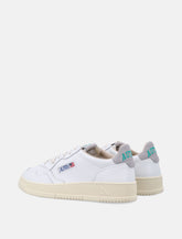 Autry Medalist white ice grey leather sneakers - | Spazio Pritelli