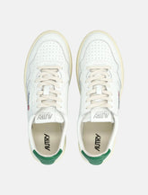 Autry Medalist Low men’s sneakers - White-green - | Spazio Pritelli