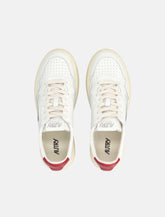 Autry Medalist white and red sneakers - | Spazio Pritelli