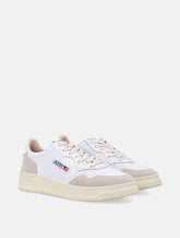 Autry Medalist Low women’s sneakers white and beige - | Spazio Pritelli