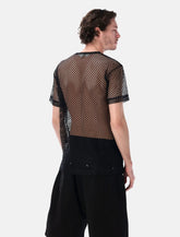 Comme des Garçons Play mesh T-shirt - | Spazio Pritelli