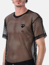 Comme des Garçons Play mesh T-shirt - | Spazio Pritelli