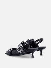 Ganni Black Buckle Kitten Heel Pumps - | Spazio Pritelli