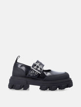 Ganni Cleated ballerina shoes - | Spazio Pritelli