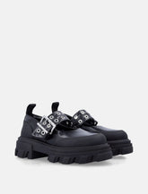 Ganni Cleated ballerina shoes - | Spazio Pritelli