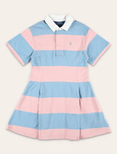 Polo Ralph lauren girl's striped cotton Rugby dress - | Spazio Pritelli