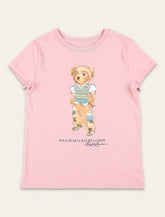 Polo Ralph Lauren girl's Polo Bear cotton T-shirt - | Spazio Pritelli