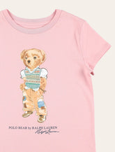 Polo Ralph Lauren girl's Polo Bear cotton T-shirt - | Spazio Pritelli