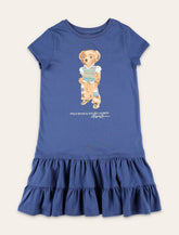Polo Ralph Lauren girl's Polo Bear tiered dress - | Spazio Pritelli