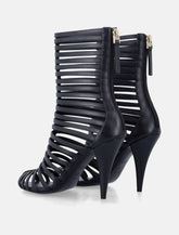 Givenchy Cage Leather Boots black - | Spazio Pritelli
