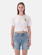 This is Acquasalata cotton T-shirt with shark print - | Spazio Pritelli