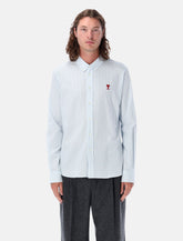 Ami Paris striped Ami De Coeur shirt - | Spazio Pritelli