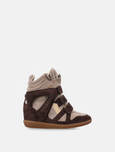 Isabel Marant Bekett suede leather sneakers - | Spazio Pritelli