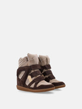 Isabel Marant Bekett suede leather sneakers - | Spazio Pritelli