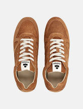 Marant Sennyh cognac suede leather sneakers - | Spazio Pritelli