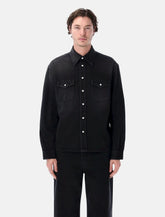 Camicia in denim nero di Givenchy - | Spazio Pritelli
