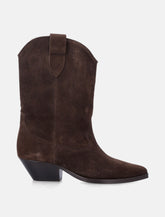Isabel Marant suede Duerto cowboy boots - | Spazio Pritelli