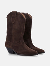 Isabel Marant suede Duerto cowboy boots - | Spazio Pritelli
