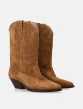Isabel Marant suede Duerto cowboy boots - | Spazio Pritelli