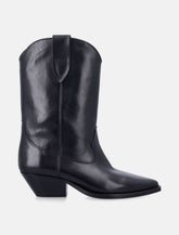 Isabel Marant black Duerto cowboy boots - | Spazio Pritelli
