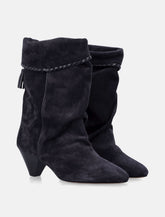 Isabel Marant Dalby Draped Suede Boots - | Spazio Pritelli