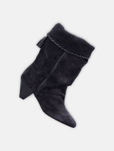 Isabel Marant Dalby Draped Suede Boots - | Spazio Pritelli