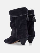 Isabel Marant Dalby Draped Suede Boots - | Spazio Pritelli