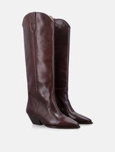 Isabel Marant leather Denvee boots - | Spazio Pritelli