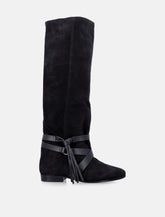 Isabel Marant Silmon black suede boots - | Spazio Pritelli