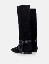Isabel Marant Silmon black suede boots - | Spazio Pritelli